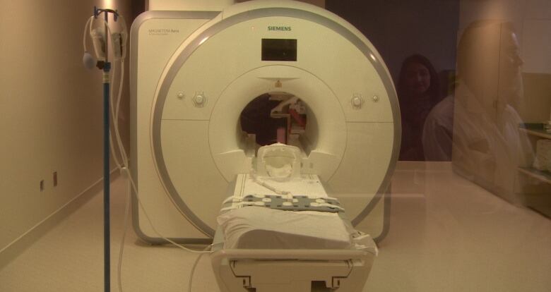 An MRI machine.