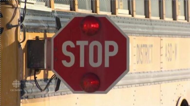 school bus stop sign