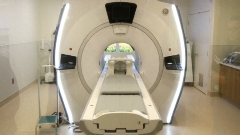 An MRI machine.