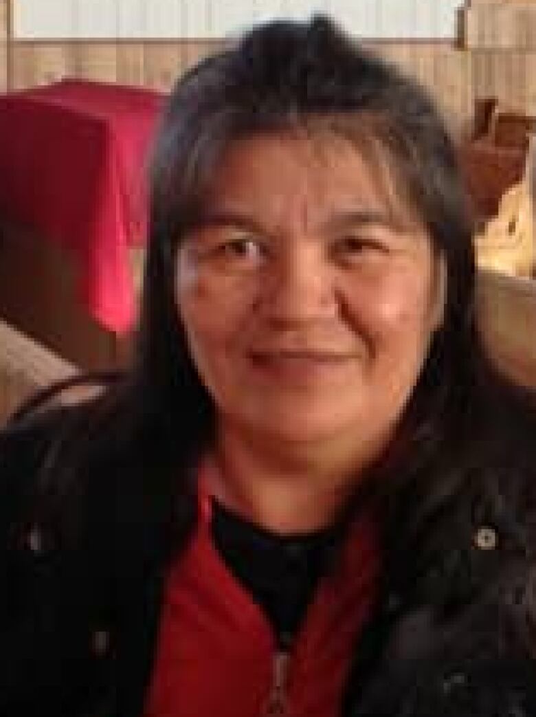 Smiling Cree woman