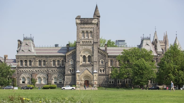 A university building.