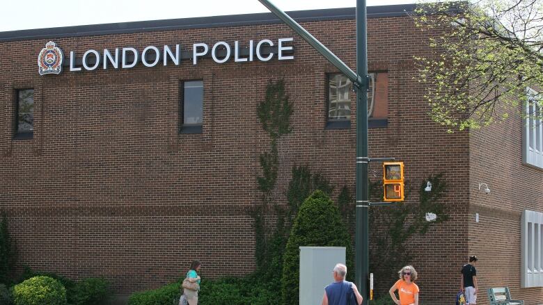 London Police headquarters, Dundas and Adelaide St. 