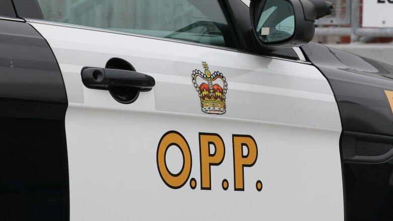 A OPP squad car seen close up.