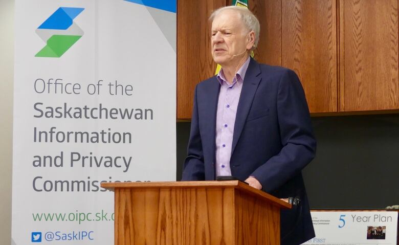 A report from Saskatchewan's Information and Privacy Commissioner Ron Kruzeniski says the province suspects a former employee was involved in an 