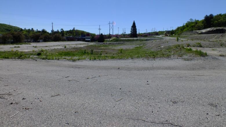 The site where the Algo Centre Mall used to stand remains empty. 