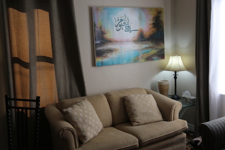 The living room at the Nisa Homes shelter in Windsor, Ont. Nisa Homes plans to open a similar facility in Calgary in spring 2019.