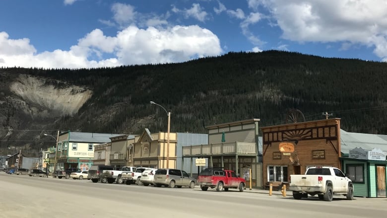 Picture of Front Street in Dawson City