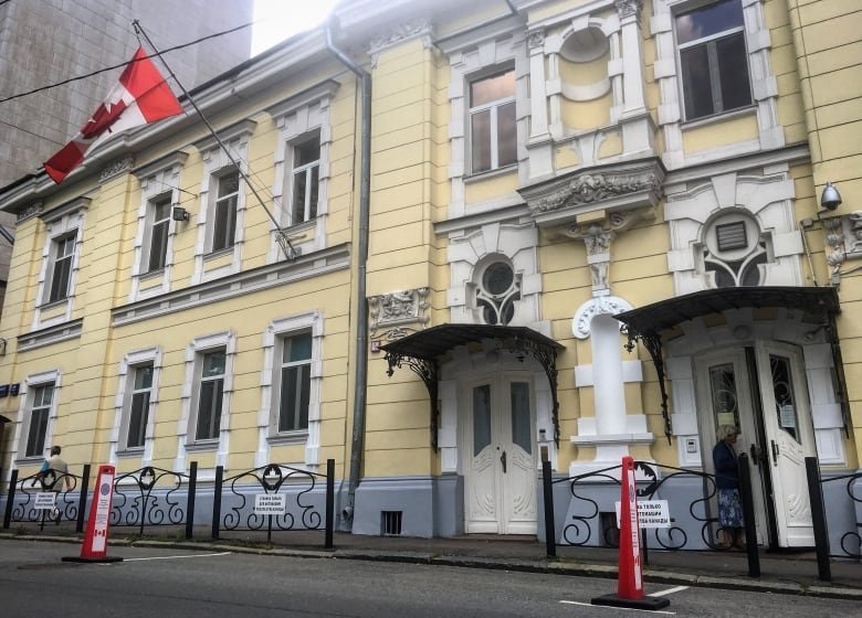 The Canadian embassy in Moscow. 