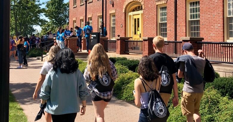 New students explore the campus as part of tours so that they can learn more about their new campus home.