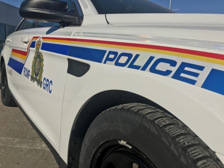 The side of a RCMP police car