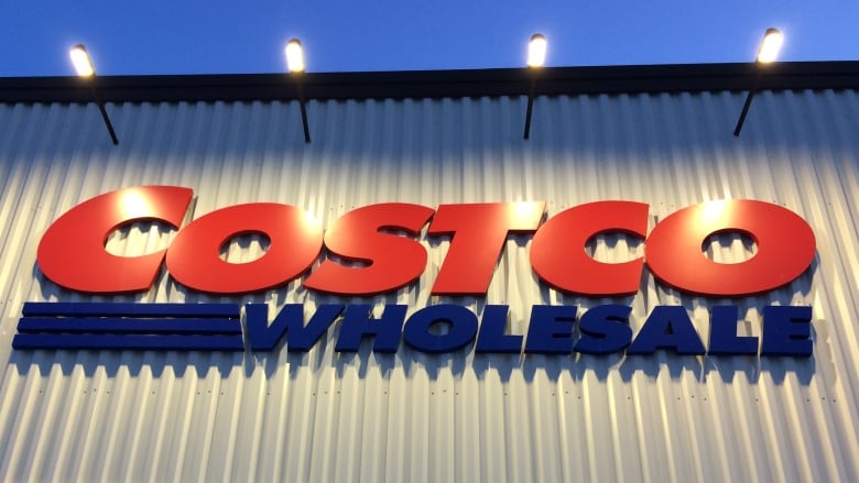 The sign of Costco Wholesale at its store in the Galway neighnourhood of St. John's. 