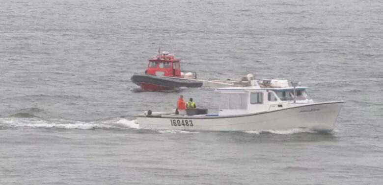 'They're all coming from all over which is good,' says local fisherman Colby Cheverie of the search for Hicken.