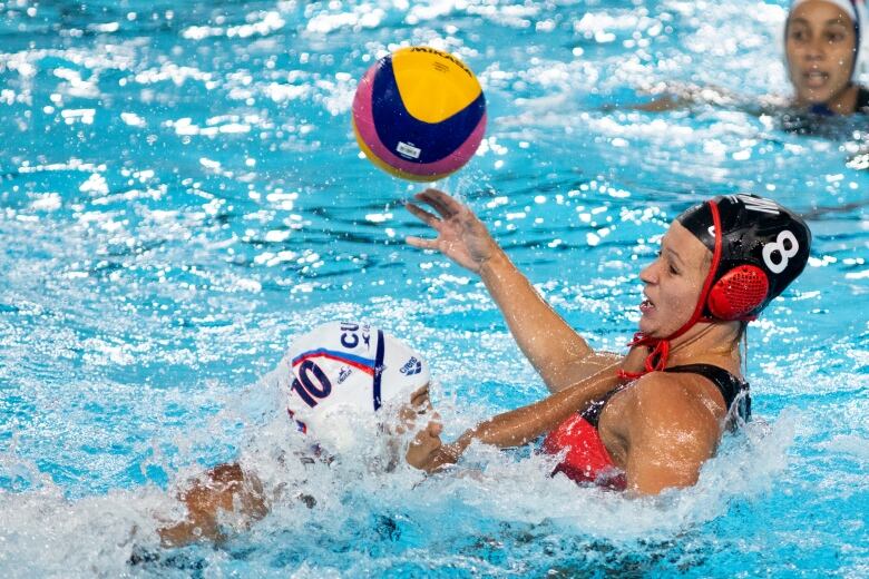 A water polo player. 