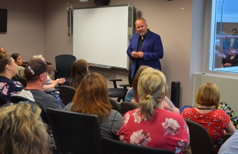 Ontario Minister of Children, Community and Social Services Todd Smith was in Thunder Bay, Ont. to meet and hear from families and professionals working with people with autism on Aug. 7.