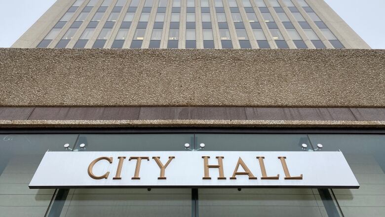 Sign of Regina City Hall