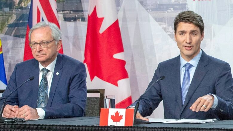 justin trudeau and blaine higgs