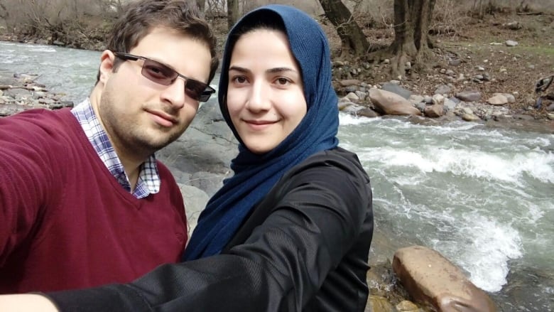 Photo of Javad Soleimani and his wife Elnaz Nabiyi. 