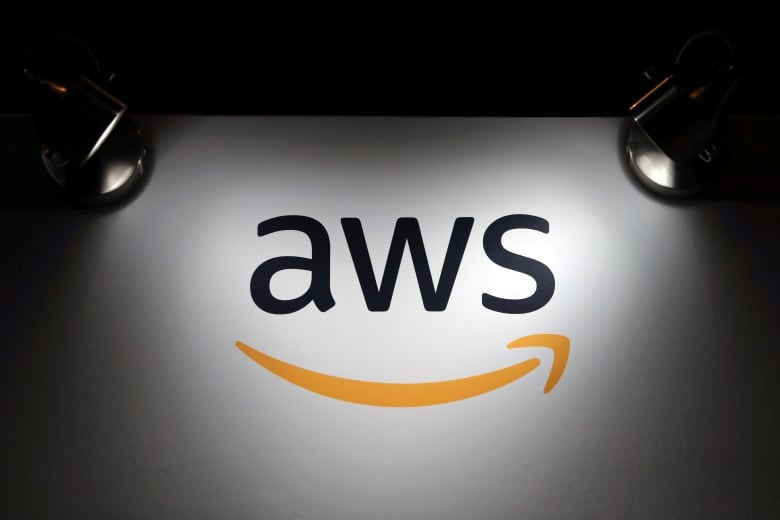 FILE PHOTO: The logo of Amazon Web Services (AWS) is seen during the 4th annual America Digital Latin American Congress of Business and Technology in Santiago, Chile, September 5, 2018.