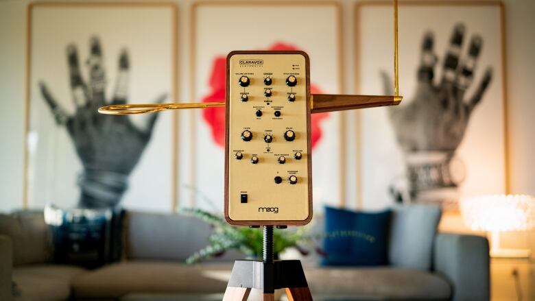 Photo of the Claravox Centennial, built to celebrate the 100th anniversary of the theremin.