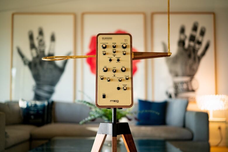 Photo of the Claravox Centennial, built to celebrate the 100th anniversary of the theremin.