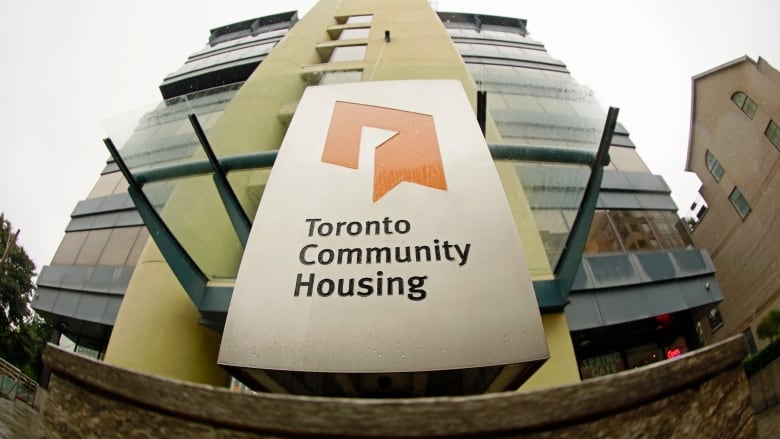 The Toronto Community Housing sign.