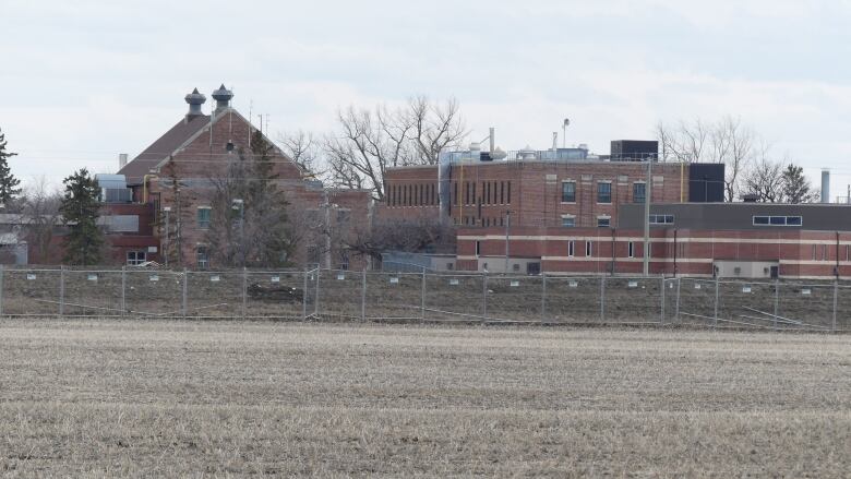 The exterior of a jail.