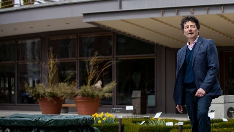 The Stratford Festival, which has been holding annual theatre productions in Stratford, Ont., since 1953, will put its entire 2020 season on hold amidst the COVID-19 pandemic. See Artistic Director Antoni Cimolino in front of Festival Theatre.