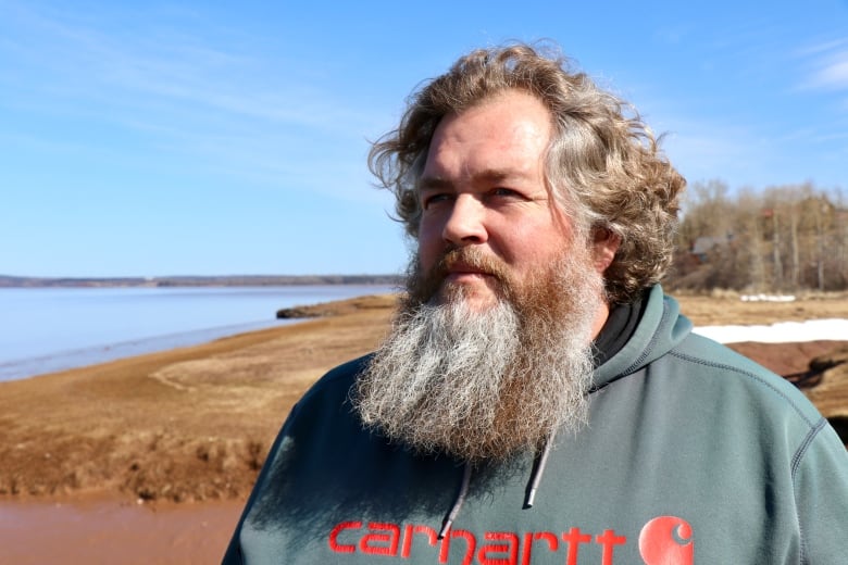 A man with greying hair and a beard.