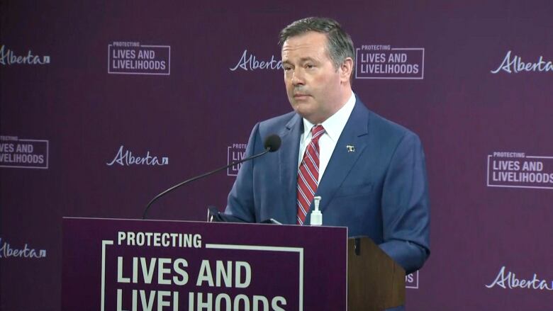 Jason Kenney unveils a $370 million job program for the province, funded by Alberta and Ottawa. 