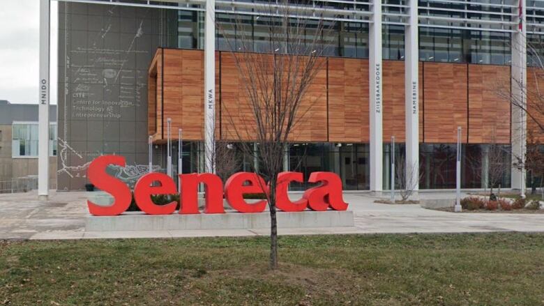 Picture of the outside of Seneca College.