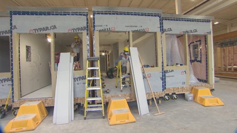 A modular housing unit bound for Oshawa, Ont.