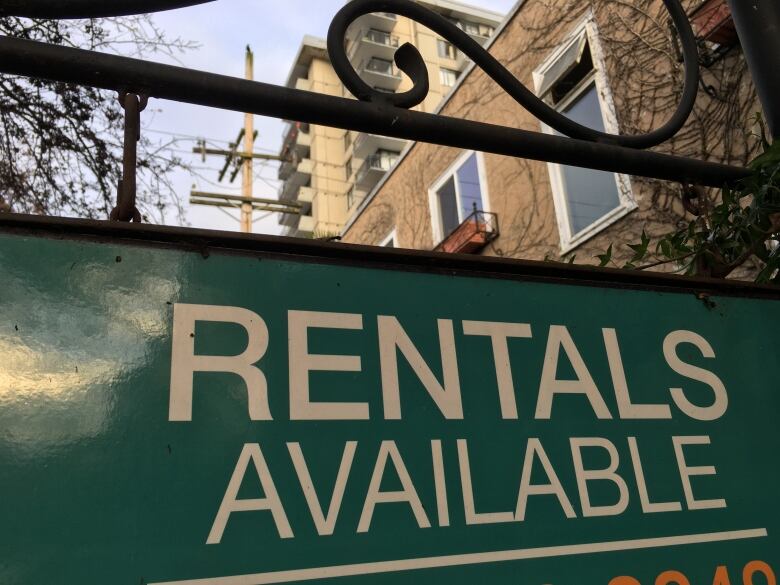 A sign that says rentals available.