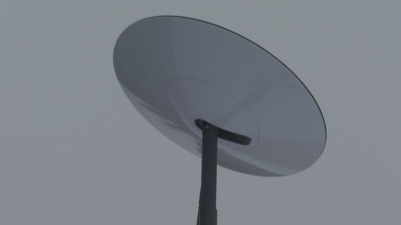 A satellite dish.