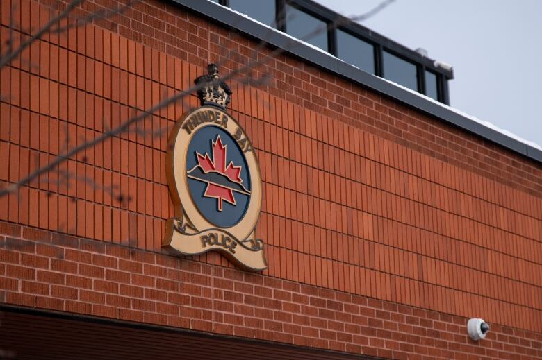 A close-up of a red brick building.