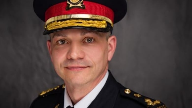 Jonathan Bergen,  former chief of the Prince Albert Police Service in Saskatchewan, posing for a headshot. 