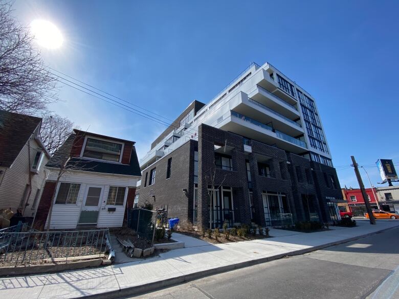 Wedding cake style architecture, east end Toronto.