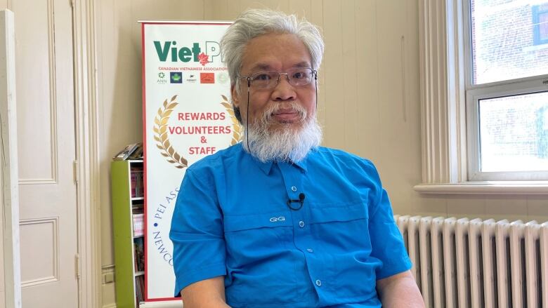 Truong-Chien Ly, president of VietPEI, in his office.