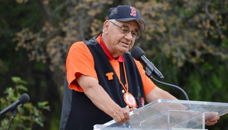 Residential school survivor Ted Quewezance says he feels used by the Roman Catholic Church.