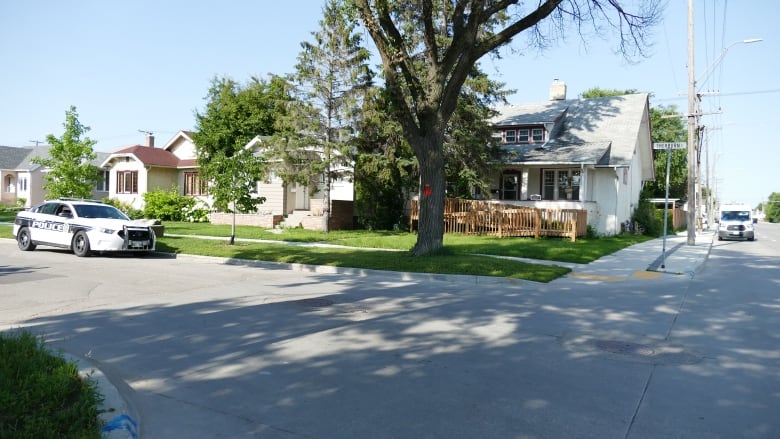 A home is pictured from the outside.