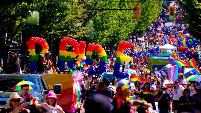 Thousands took part in the Vancouver Pride Parade in the city's West End neighbourhood on Sunday, July 31 of last year.