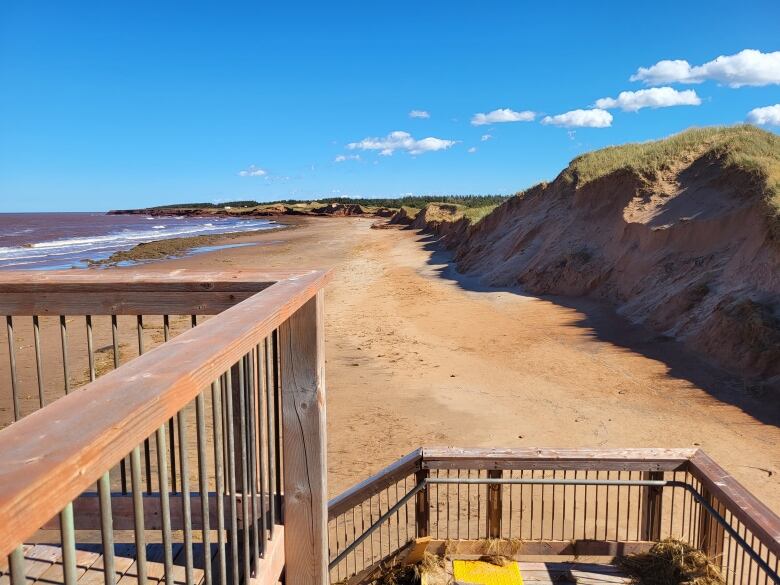 Dune erosion at P.E.I. National Park.