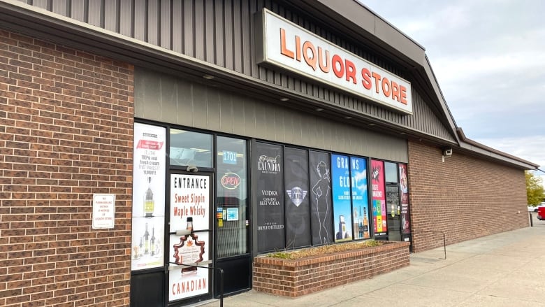 A liquor store can be seen it is on Idylwyld in Saskatoon.