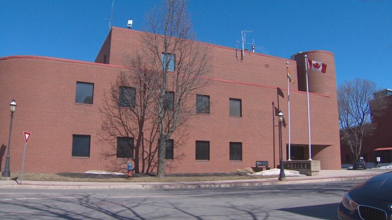 The Fredericton police station.