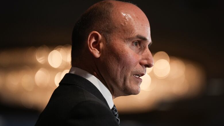 Federal Health Minister Jean-Yves Duclos responds to questions during a news conference in Vancouver on Nov. 8. 