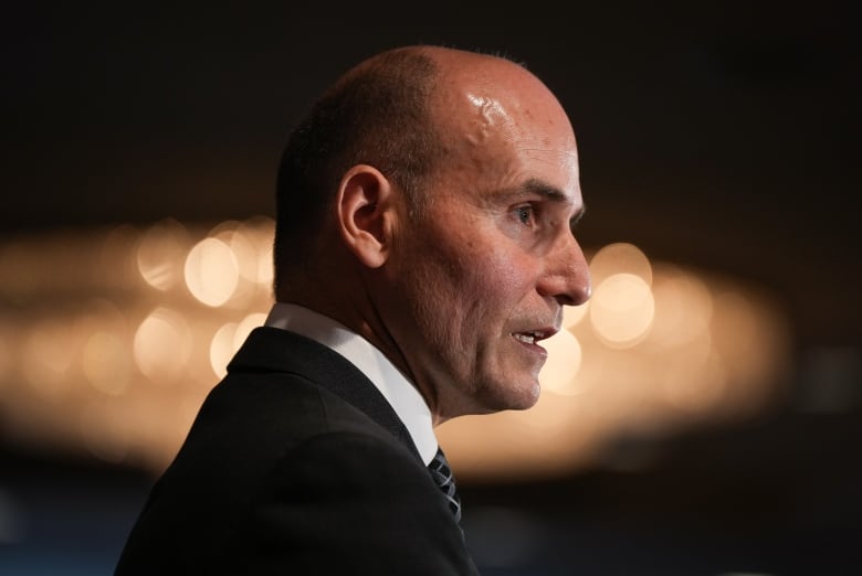 Federal Health Minister Jean-Yves Duclos responds to questions during a news conference in Vancouver on Nov. 8. 