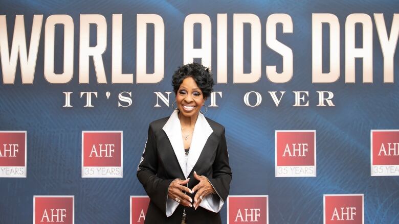 Gladys Knight performs at the Kennedy Center during a free concert hosted by AHF to commemorate World AIDS Day on December 1, 2022, in Washington.