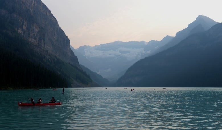 Lake Louise parking lots are so busy they fill up by 7:00 a.m.