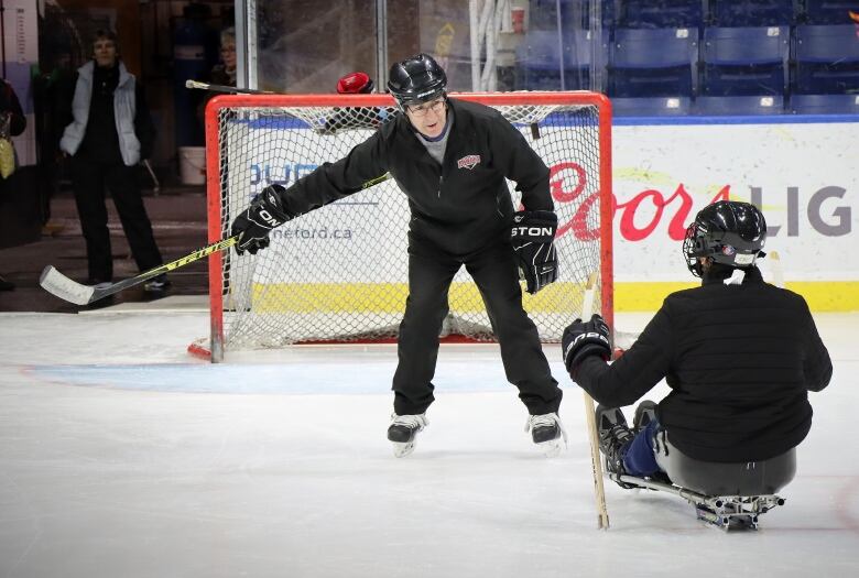 Steve Deveaux, coach of the Cape Breton Sledgehammers, says the Christmas break was a great opportunity to introduce the sport to new people.