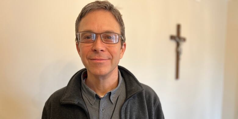 Ken Thorson, provincial lead of the Oblates of Mary Immaculate Lacombe, poses for a photo.