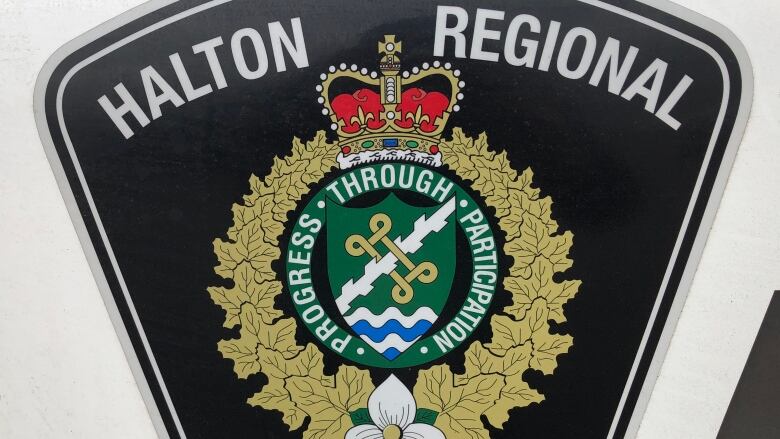 The logo for Halton Regional Police is pictured.